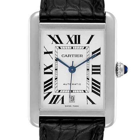 cartier watchers|stainless steel cartier watch.